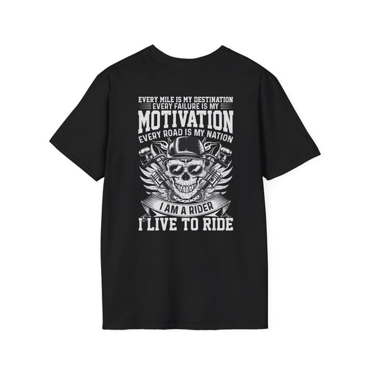Every Mile Is My Destination - T-Shirt - Black