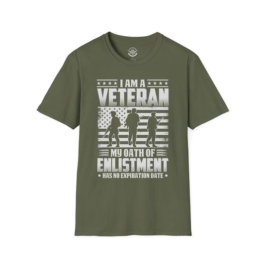 Enlistment Mindset Never Expires - T-Shirt - Military Green