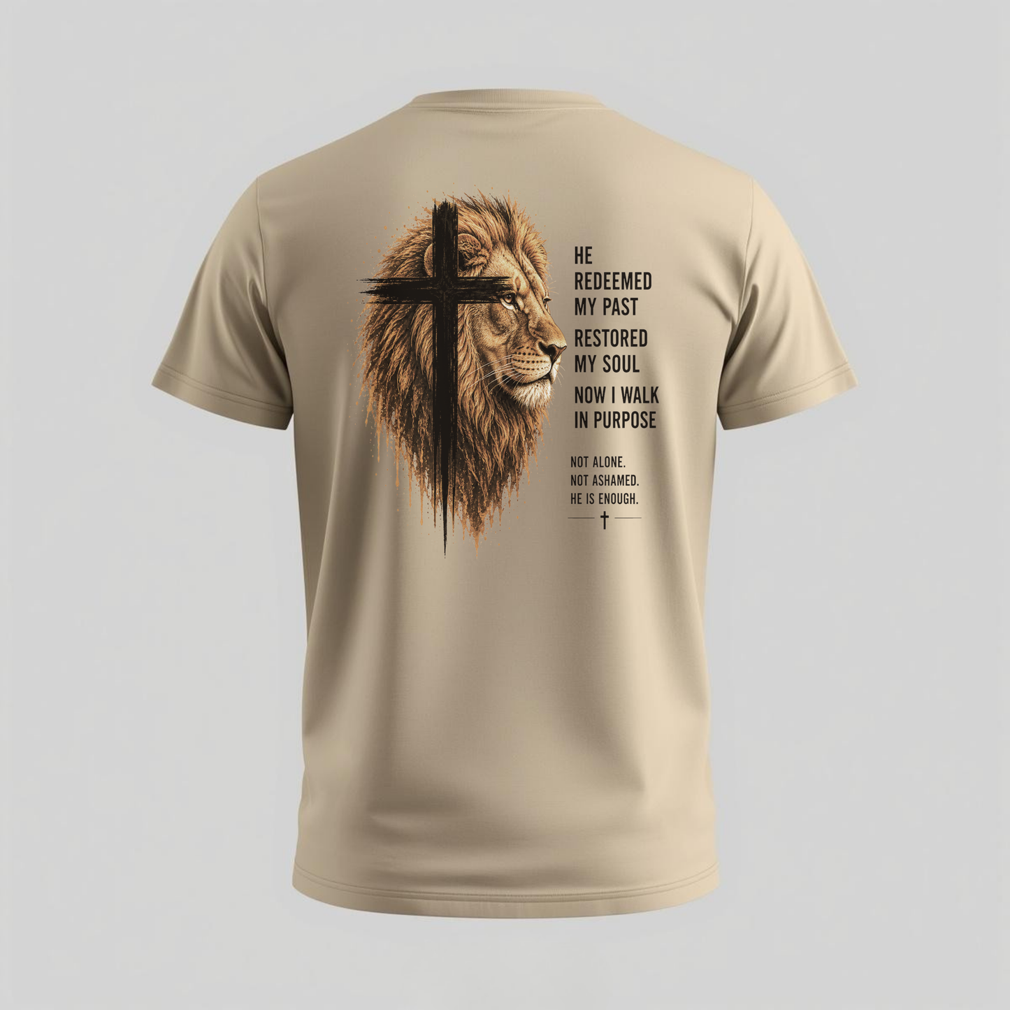 Redeemed My Past - T-Shirt - Sand