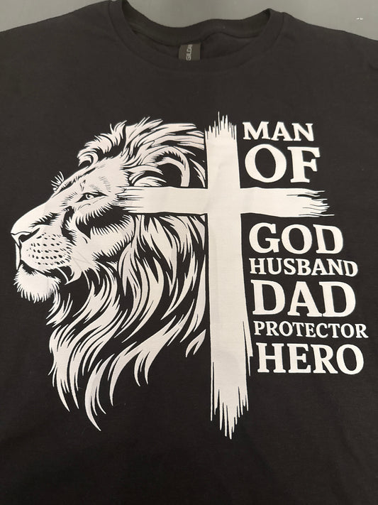 Man of God - T-Shirt - Black