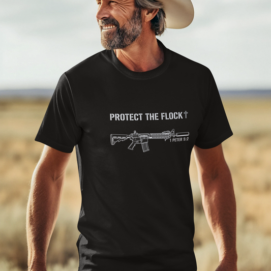 Protect Your Flock - T-Shirt - Black