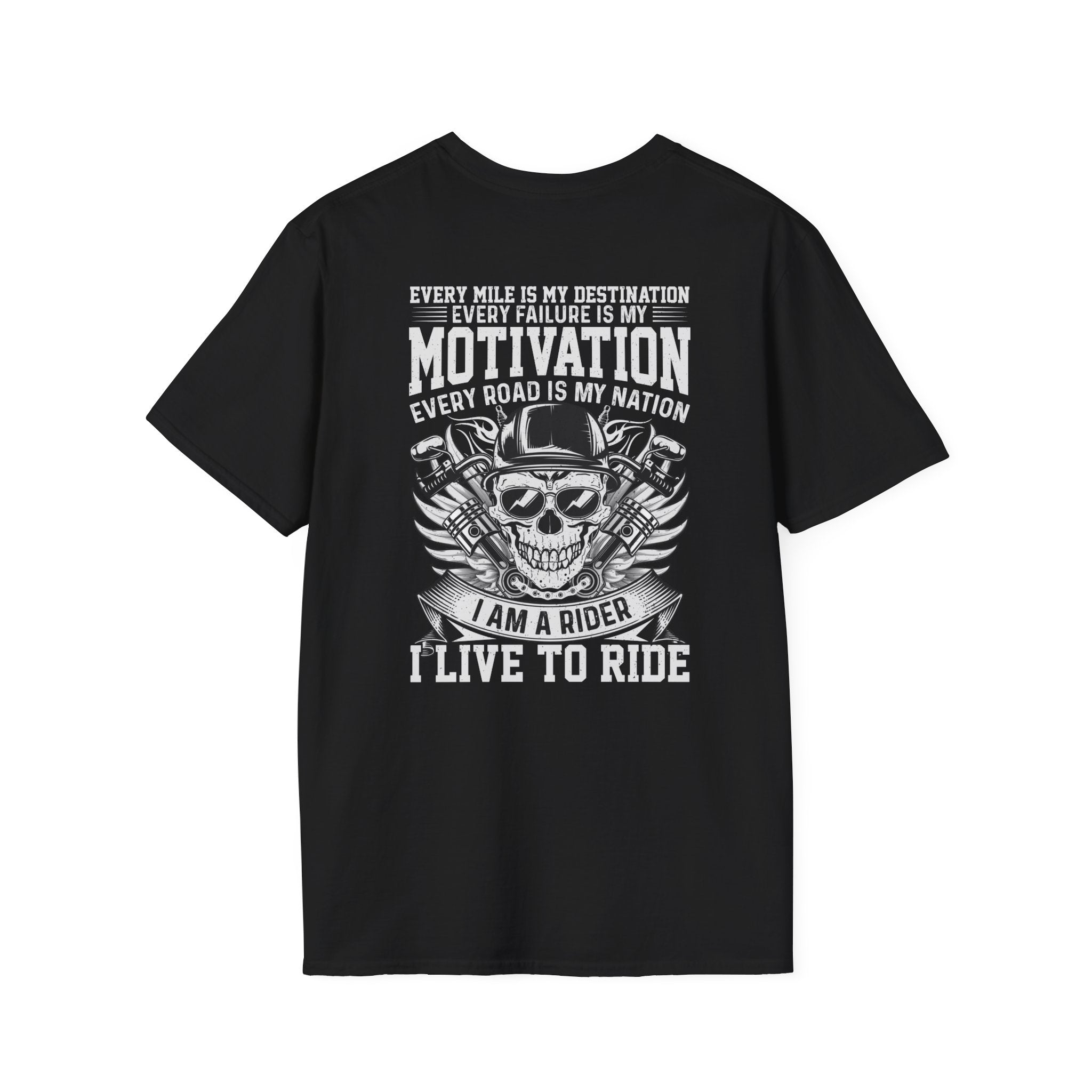 Every Mile Is My Destination - T-Shirt - Black