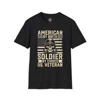 American By Birth - T-Shirt - Black