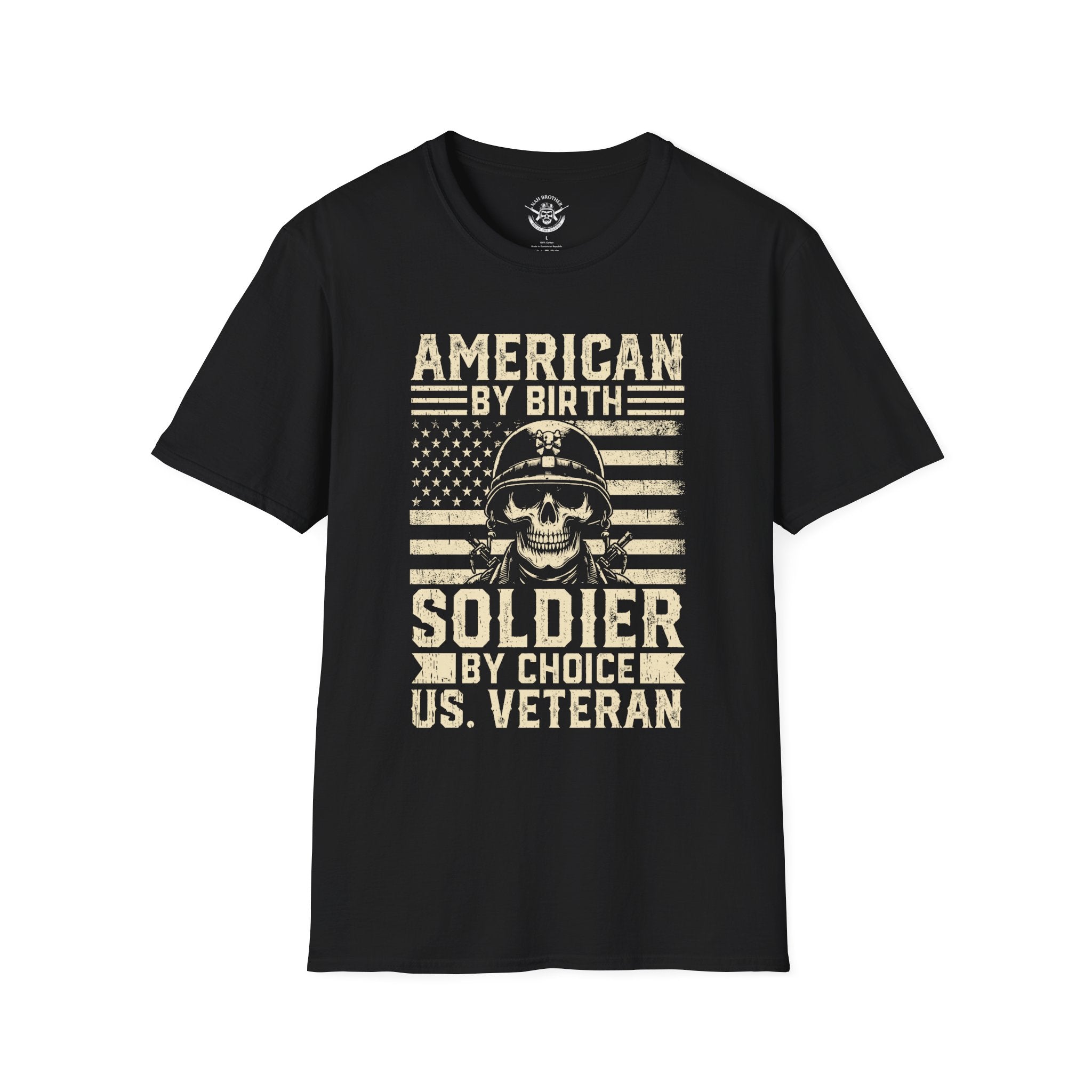 American By Birth - T-Shirt - Black