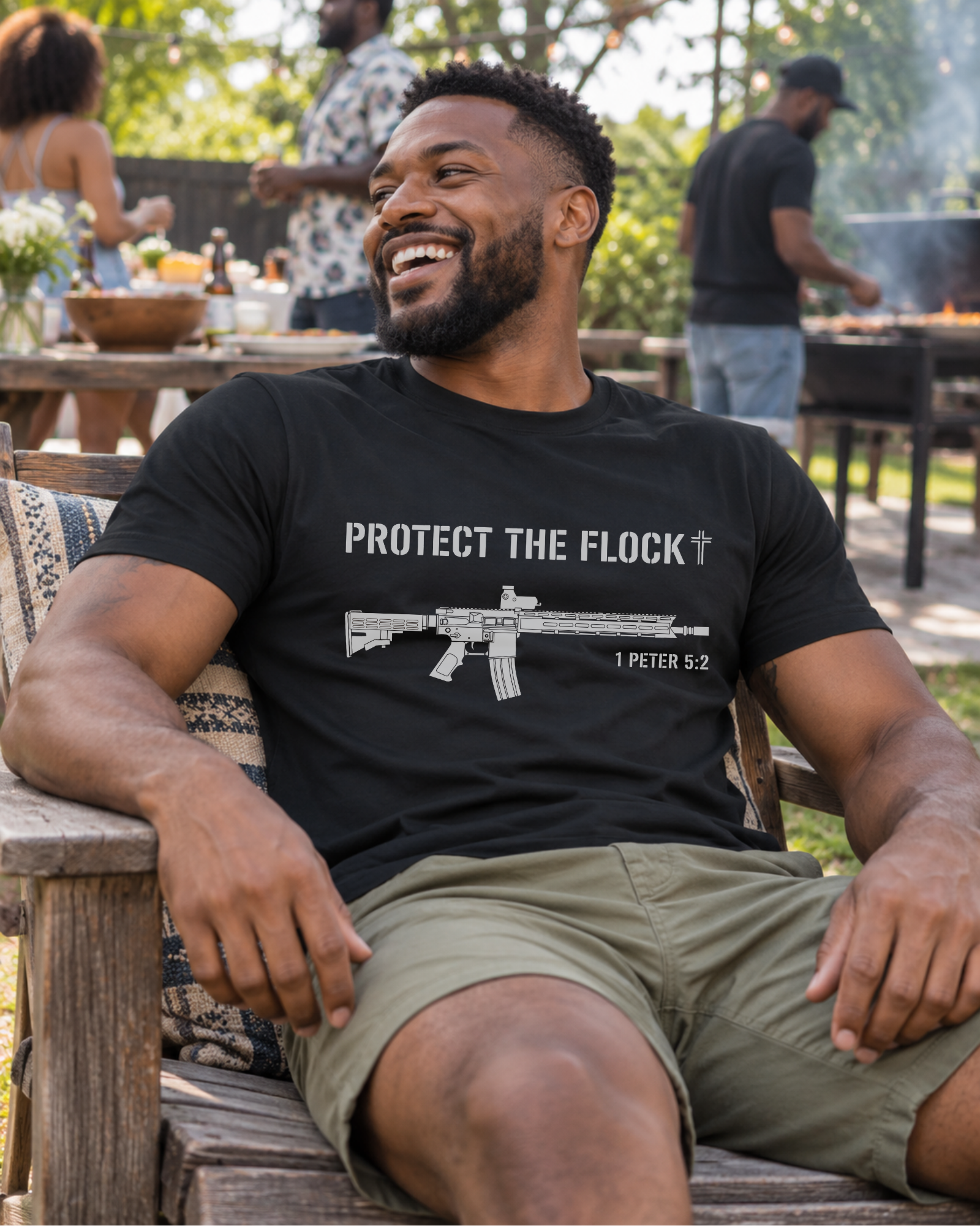 Protect Your Flock - T-Shirt - Black