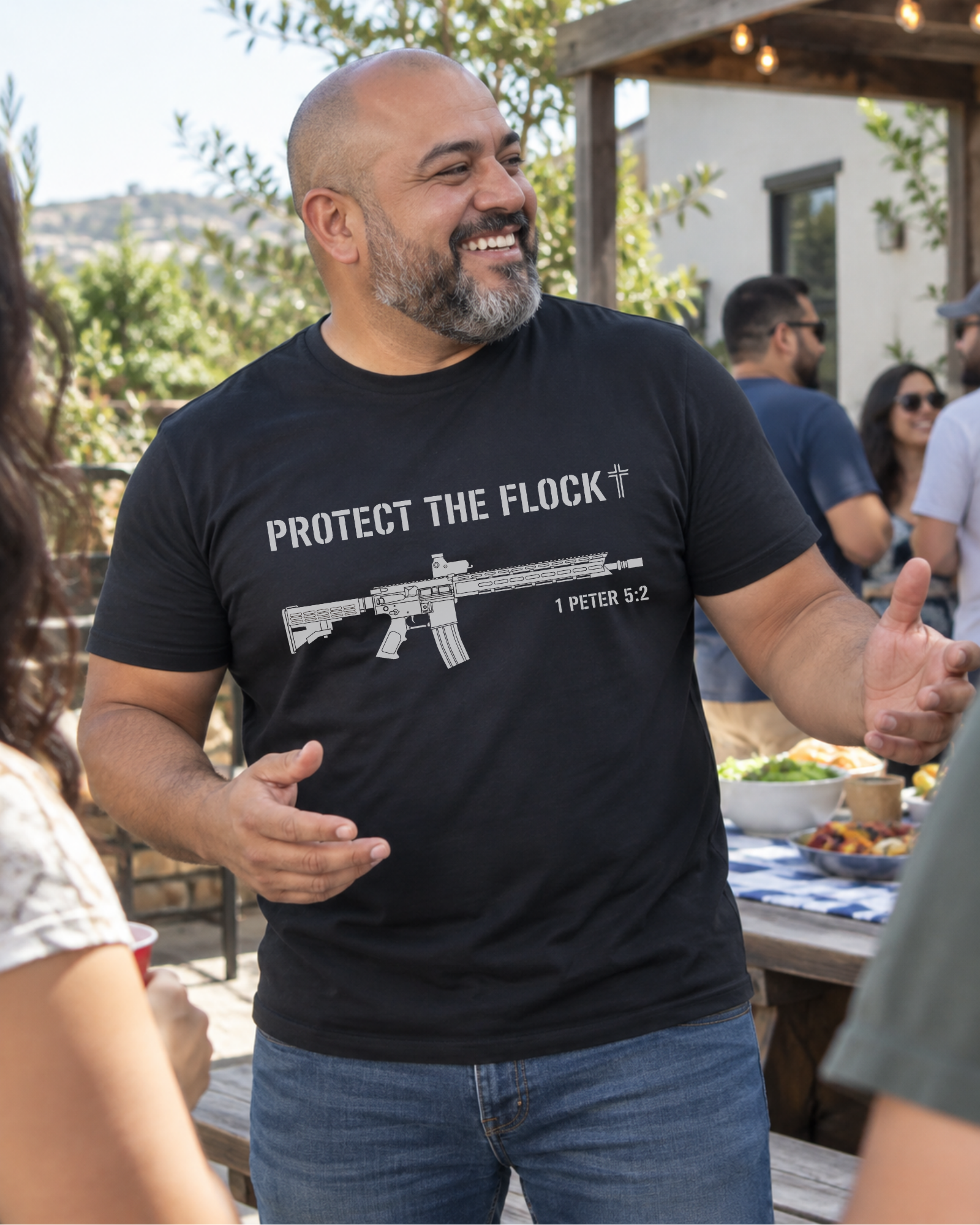 Protect Your Flock - T-Shirt - Black