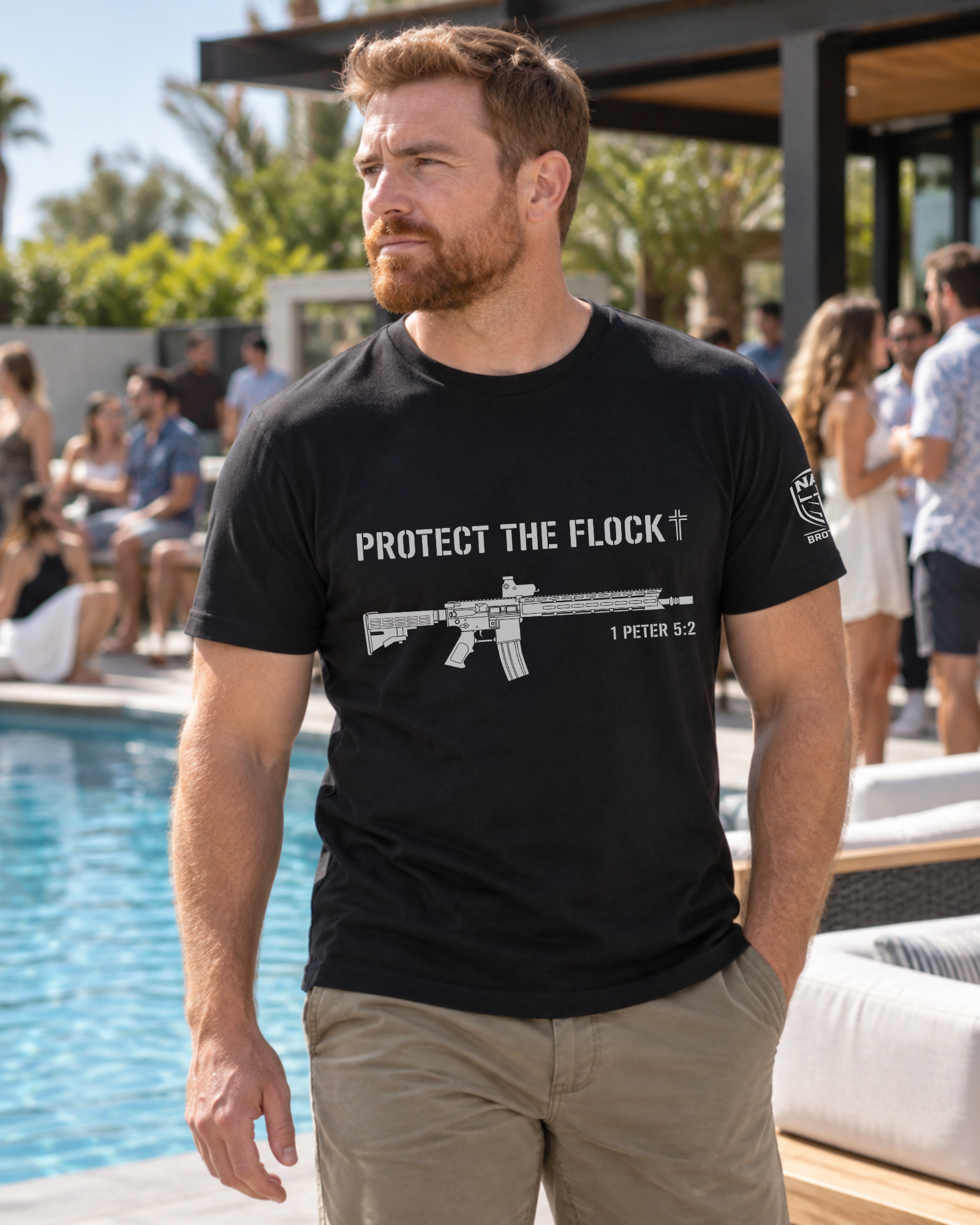 Protect Your Flock - T-Shirt - Black