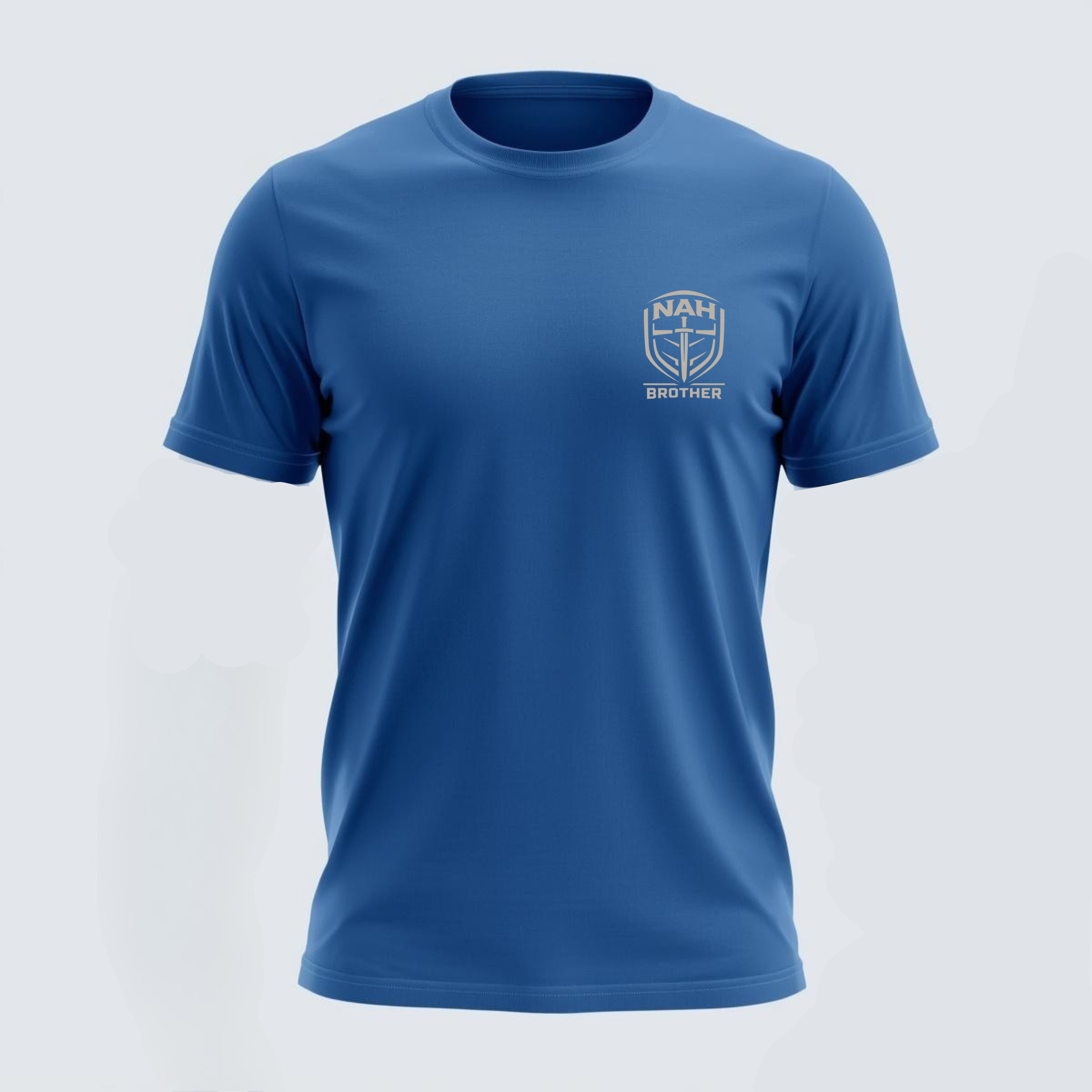 One Step Walk By Faith - T-Shirt - Blue