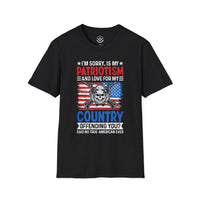 Is My Patriotism Offensive - T-Shirt - Black