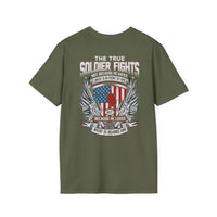 Love What is Behind Them - T-Shirt - Military Green