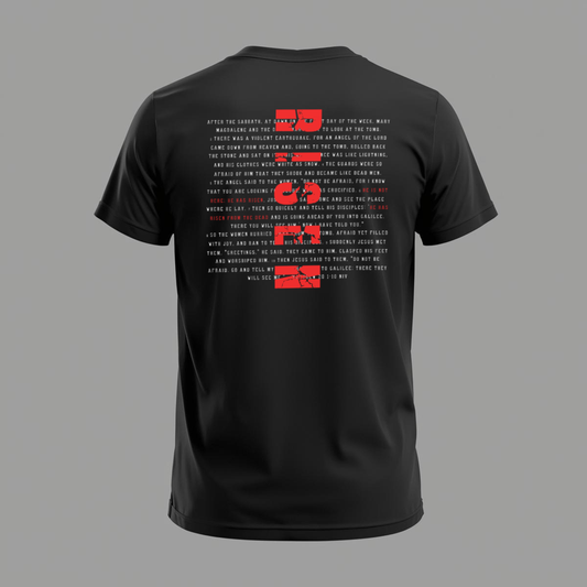 He Is Risen - T-Shirt - Black
