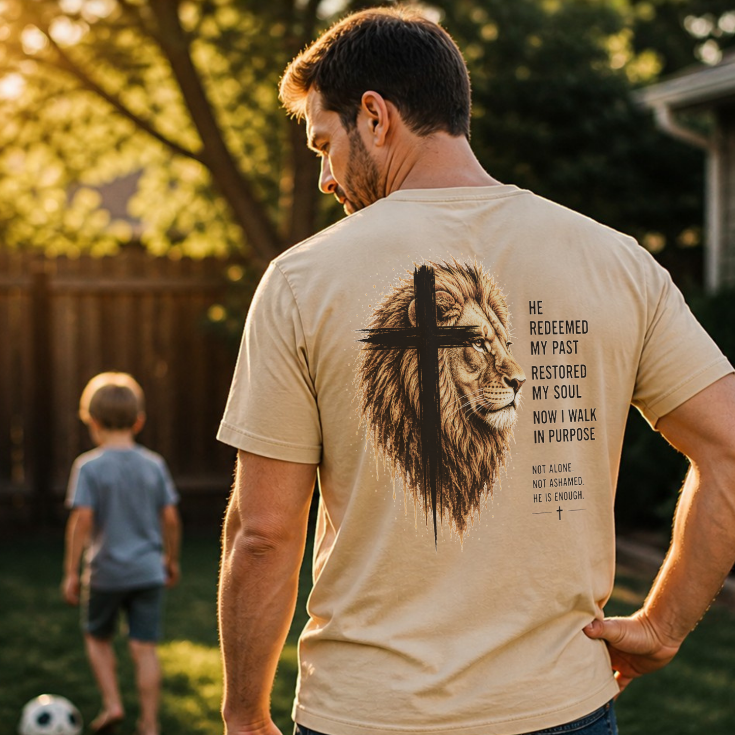 Redeemed My Past - T-Shirt - Sand