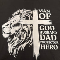 Man of God - T-Shirt - Black