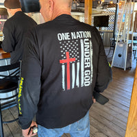One Nation Under God - T-Shirt - Black