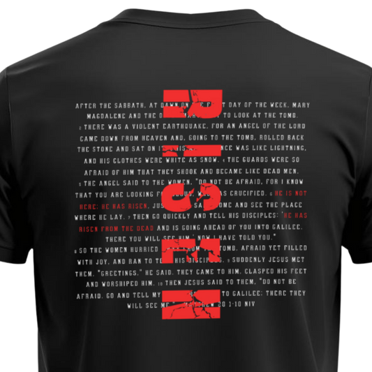 He Is Risen - T-Shirt - Black