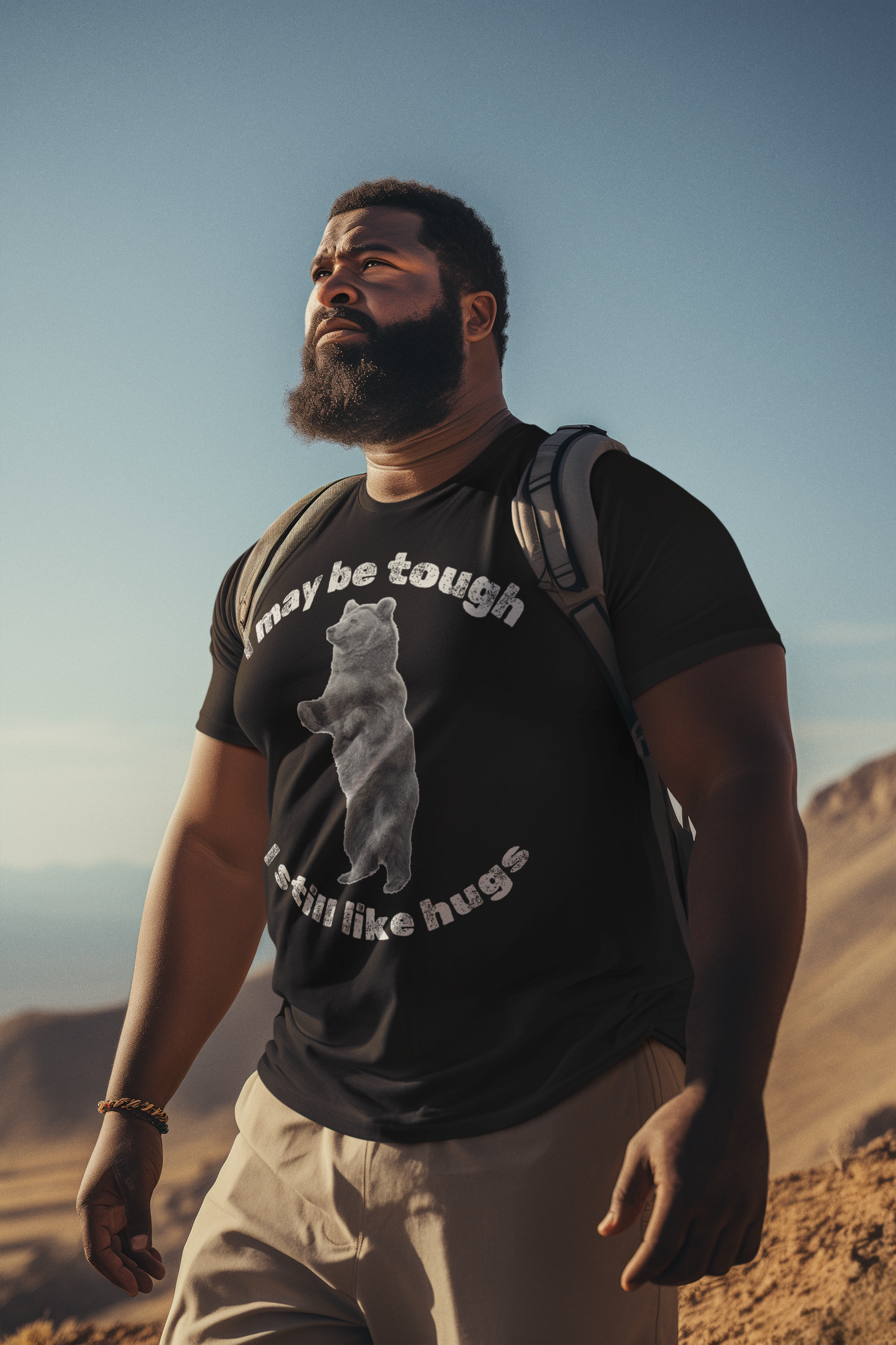 Nothing Better than Bear Hugs - T-Shirt - Black
