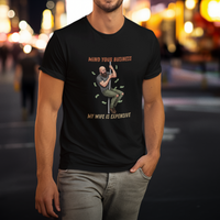 Mind Your Business - T-Shirt - Black