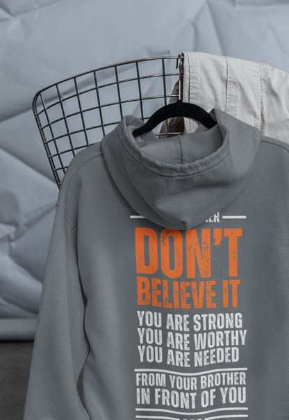 Dont Believe It - Hoodie - Grey