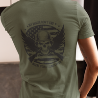 Your Feelings vs My Rights - T-Shirt - Military Green