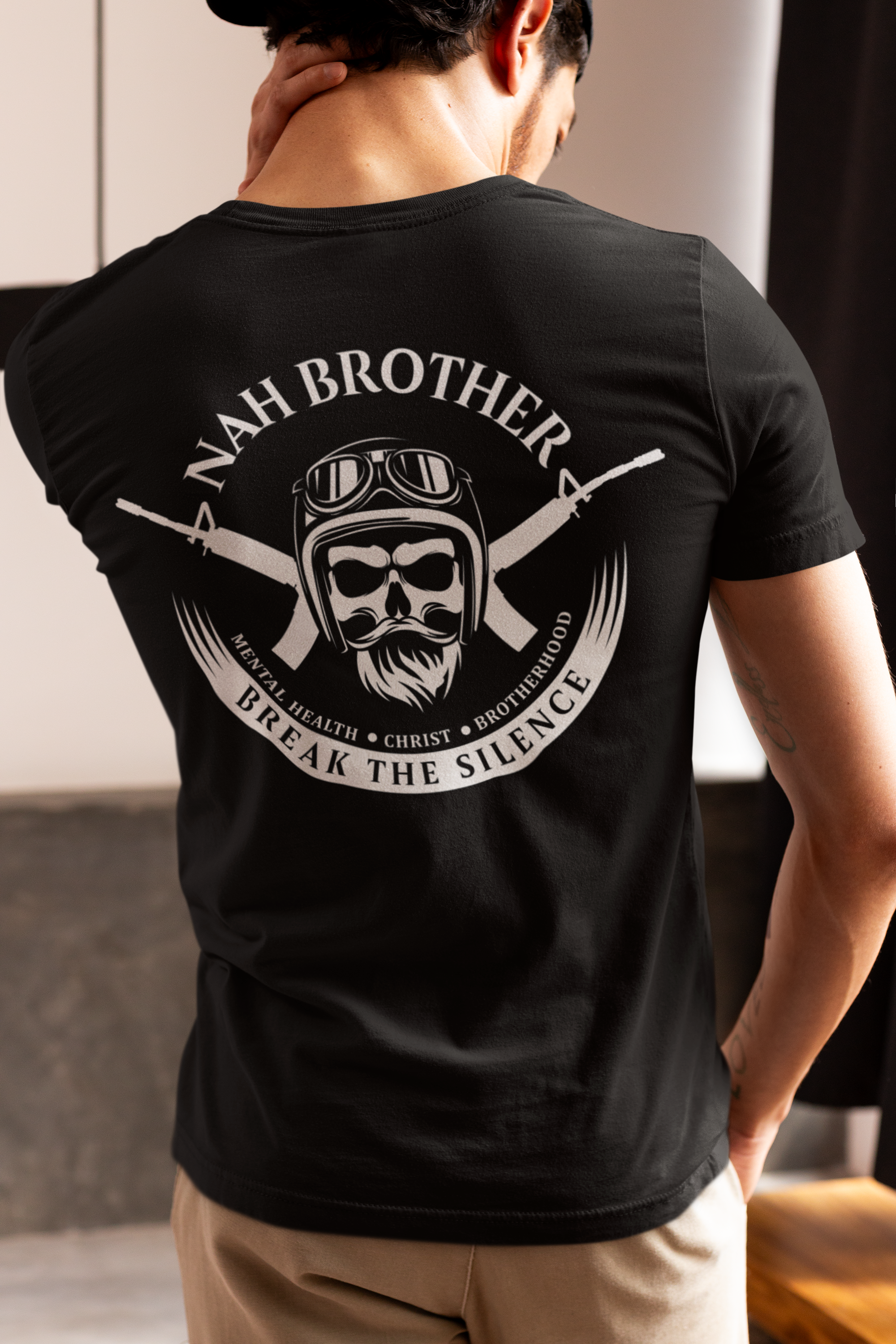 NAH Brother Logo - T-Shirt - Black
