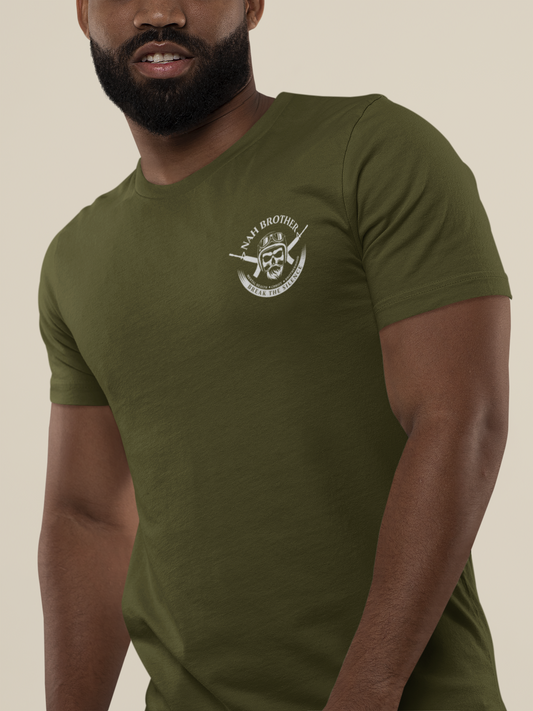 NAH Brother Logo - T-Shirt - Military Green