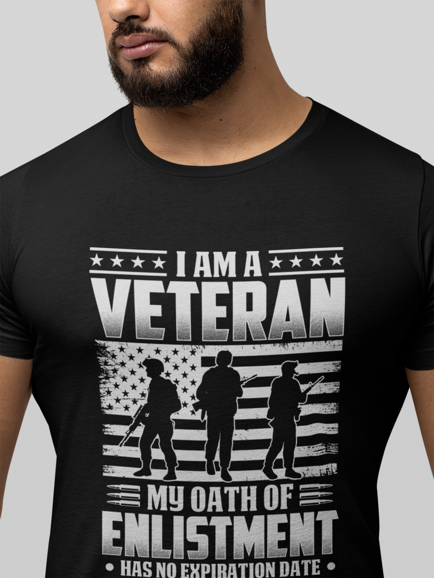Enlistment Mindset Never Expires - T-Shirt - Black