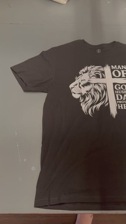 Lion of the Household – Man of God T-Shirt