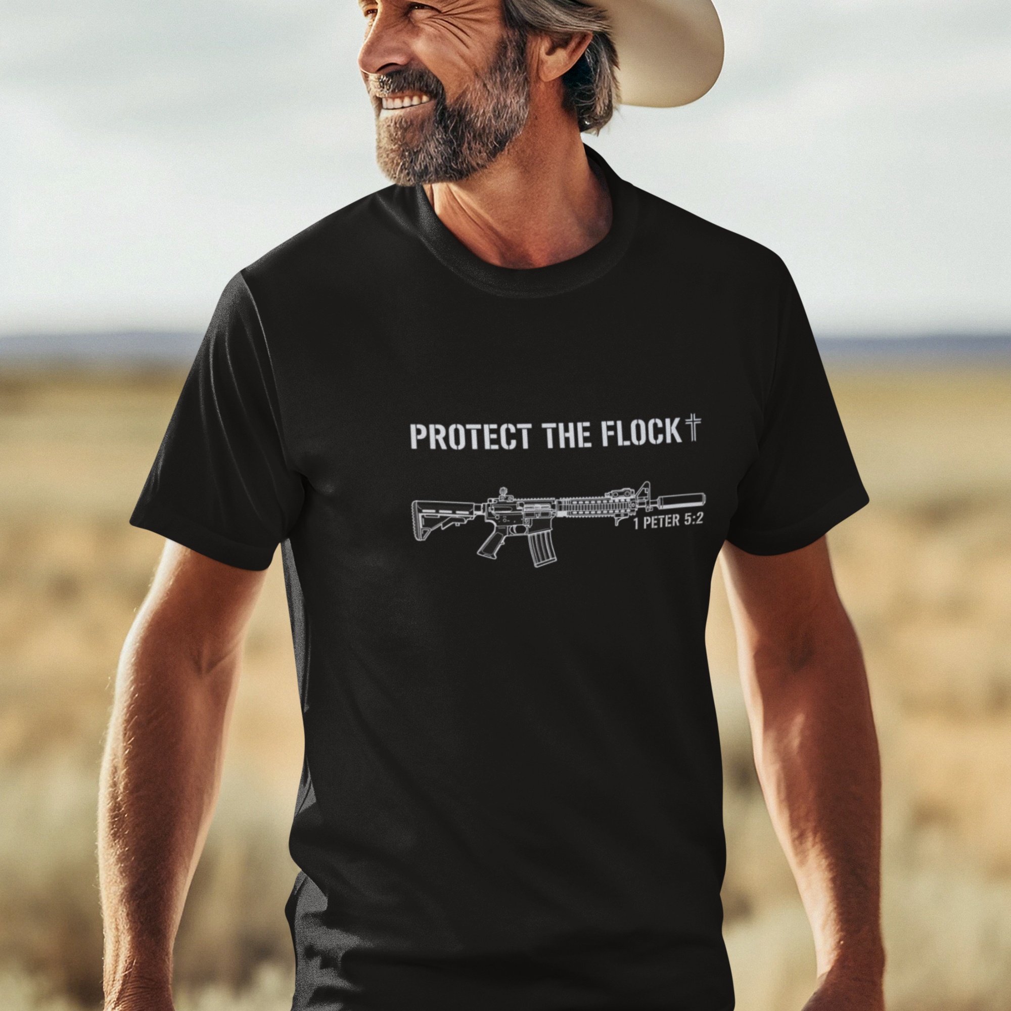 Protect Your Flock - T-Shirt - Black